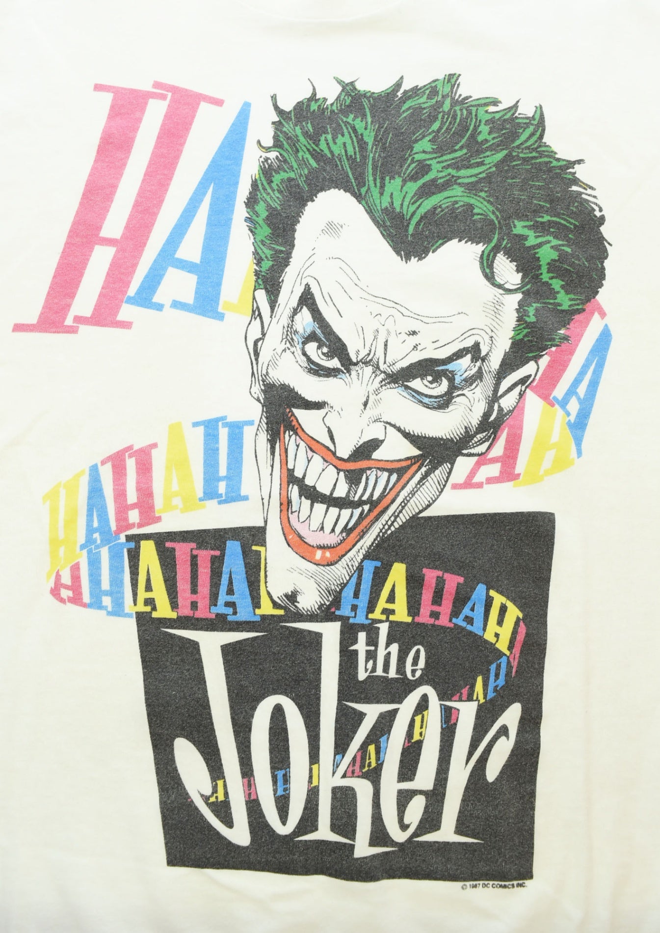 口コミ サイト 商品 Tshirt Graphic JOKER THE 80s Made STEDMAN BADMAN USA in トップス