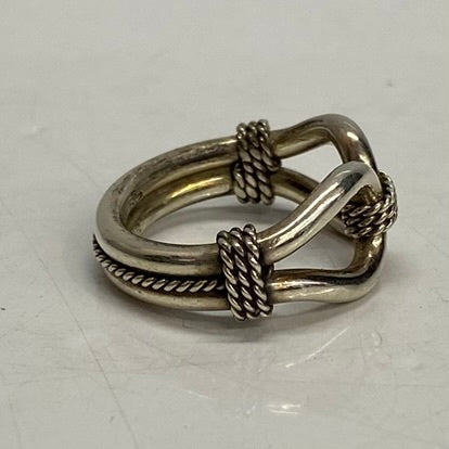 【曜日割引対象外】 【中古】インディアンジュエリー INDIAN JEWELRY Horse Whisper Ring Steve Arviso 12号 メンズジュエリー・アクセサリー 指輪・リング シルバー 201goods-669 VB