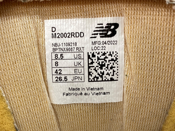 ニューバランス new balance 22年製 M2002 RDD RESTORE PACK N-ERGY エナジー スエード ランニング ローカット シューズ 灰 M2002RDD メンズ靴 スニーカー グレー 26.5cm 104S-1018