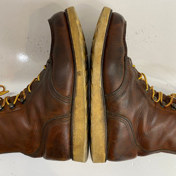 【曜日割引対象外】 レッドウィング RED WING 90's~ アイリッシュセッター 寒冷地仕様 8 1/2 USA製 879 メンズ靴 ブーツ ワーク ブラウン 26.5cmサイズ 201-shoes1558 VB