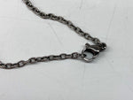 グッチ GUCCI G LOGO NECKLACE ロゴ ネックレス カットアウト トップ ペンダント 925 銀 メンズジュエリー ネックレス・ペンダント ロゴ シルバー 104A-78