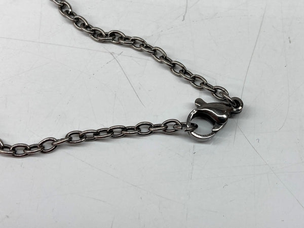 グッチ GUCCI G LOGO NECKLACE ロゴ ネックレス カットアウト トップ ペンダント 925 銀 メンズジュエリー ネックレス・ペンダント ロゴ シルバー 104A-78