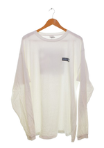 パタゴニア PATAGONIA 90s Organic cotton Benefical T's Made in USA 90's ベネフィシャルT USA製 ロンT ホワイト LLサイズ 103MT-3219