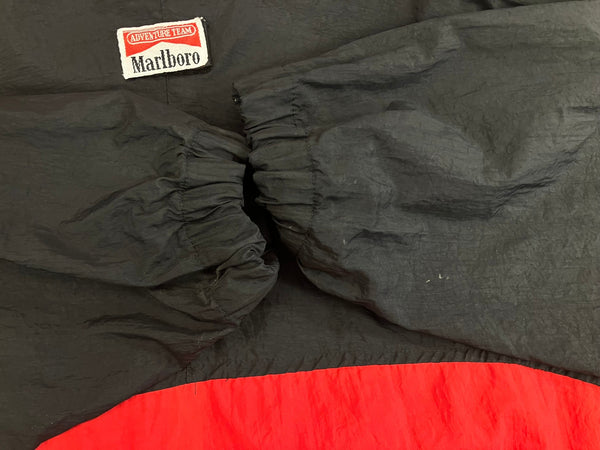 US US古着 90's 90年代 Marlboro マルボロ ナイロンジャケット マウンテンパーカー ヴィンテージ VINTAGE ジャケット レッド Lサイズ 101MT-4180