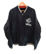 テッドマン TEDMAN スカジャン 別珍 リバーシブルDevil Motors Hot Road Lucky Clothing デビル モーターサイクル バイク 刺繍  42 ジャケット ブラック 103MT-2194