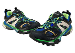 バレンシアガ BALENCIAGA Track Sneaker トラック スニーカー スポーツ メッシュ ローカット シューズ 青 542023 メンズ靴 スニーカー ブルー 27cm 104S-1078