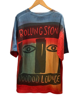 バンド band 90s 90's BROCKUM Rolling Stones Voodoo Lounge ©1994 Multi Color Dye ローリングストーンズ 両面プリント XL Tシャツ マルチカラー LLサイズ 101MT-2957