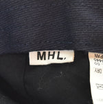 カシラ CA4LA × MHL. MARGARET HOWELL エムエイチエル マーガレットハウエル 18SS YARN DYE TWILL  AKI02292 帽子 メンズ帽子 キャップ ネイビー 103H-54