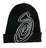 ステューシー STUSSY swirl s CUFF BEANIE ビーニー ニットキャップ ロゴ  帽子 メンズ帽子 ニット帽 ブラック 101hat-118