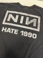 バンド band 90s 90's GILDAN NINE INCH NAILS HATE 1990 ナインインチネイルズ バンドTシャツ ブラックフェード ヴィンテージ XL Tシャツ ブラック 101MT-4931