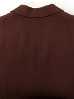 イッセイミヤケ ISSEY MIYAKE TAILORED JACKET テーラード ジャケット キルティング スーツ アウター 茶 ME43-FD024 ジャケット 無地 ブラウン Sサイズ 104MT-2094