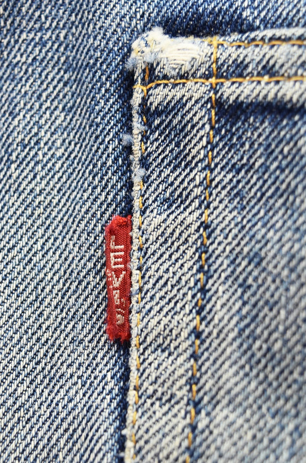 リーバイス Levi's 70s BIGE後期 501 ボタン裏2 並行ステッチ 70's ビッグE  デニム ブルー 103MB-660