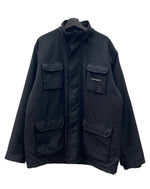 カーハート Carhartt FULL ZIP WORK JACKET フル ジップ ワーク ジャケット 裏地キルティング アウター 黒 ジャケット ロゴ ブラック Lサイズ 104MT-1665