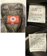 コンバース CONVERSE 90's 90年代 レザースタジャン varsity jacket VINTAGE ヴィンテージ   ジャケット ブラウン Mサイズ 101MT-5017