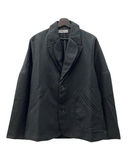 キココスタディノフ KIKO KOSTADINOV 20AW KLEES DOUBLE LAPEL BLAZER ダブル ラペル ブレザー TULCEA テーラード アウター 黒 サイズ 44 ジャケット 総柄 ブラック 104MT-2112