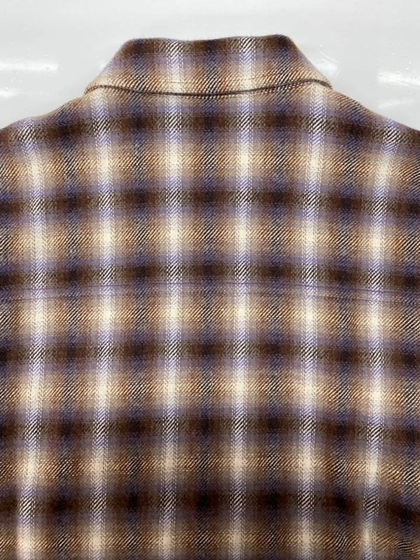 ロンハーマン Ron Herman RHC OMBRE CHECK SHIRTJACKET オンブレ チェック シャツジャケット ダブルジップ アウター 2820400063 ジャケット チェック マルチカラー Mサイズ 104MT-2104