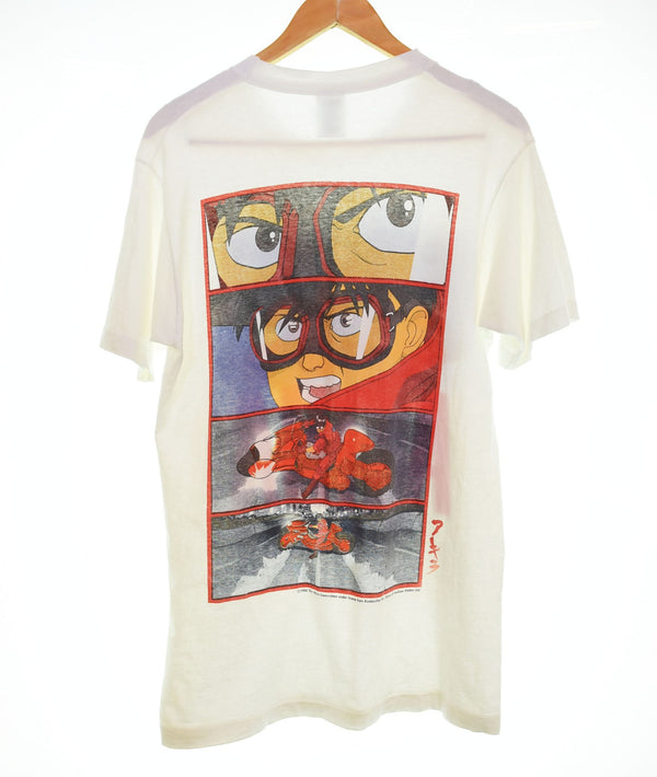 ヴィンテージ Vintage 90's AKIRA 金田 バイク Tee FRUIT OF THE LOOM フルーツ オブ ザ ルーム 2枚 タグ KANEDA BIKE アニメ T 90年代 90s Tシャツ ホワイト Mサイズ 103MT-2795