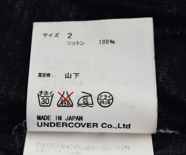 アンダーカバー UNDERCOVER undercoverism MADSAKI  2 Tシャツ ブラック 103MT-2658