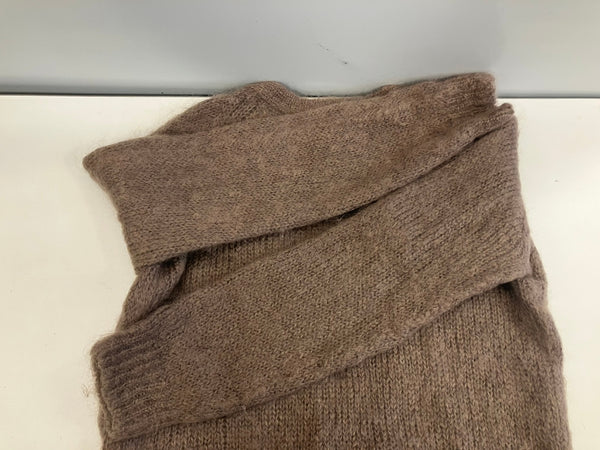 ハーレーオブスコットランド Harley of Scotland ラグラン モヘヤカーディガン スコットランド製 MADE IN SCOTLAND 18-080-913-0002-3-0 カーディガン ブラウン 34 101LT-218