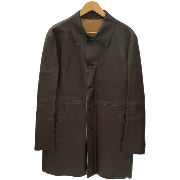 コムサ・デ・モード COMME ÇA DU MODE MEN 合皮 コート コート ブラウン 2サイズ 201MT-4723