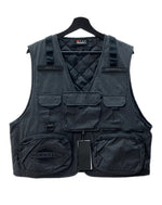 メレル MERRELL TECH VEST テック ベスト フィッシング トラベル アウトドア ノースリーブ 灰 MLM2A3VS1300 ベスト ロゴ グレー XLサイズ 104MT-1403