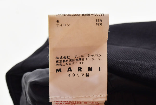 マルニ MARNI  ウールスラックス パンツ PAMAM23U00TW508 スラックス ブラック 42 103MB-443