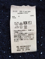 クオン KUON マルチパターンカーディガン  ハンドステッチ 142KNO12900 カーディガン ネイビー 3Lサイズ 103MT-2688