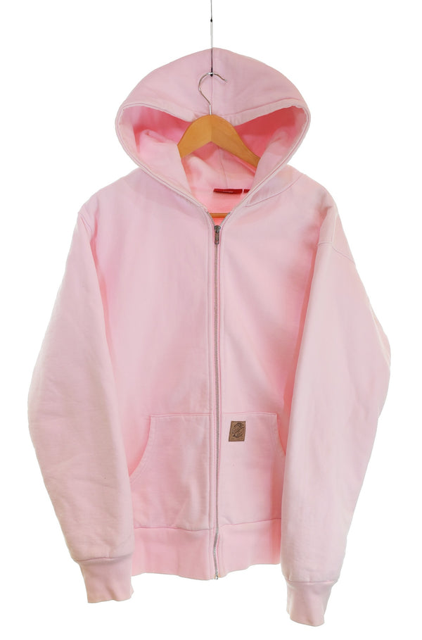 シュプリーム SUPREME 00s 初期 COLD WORLD Double Face Full Zip Hoody コールドワールド ダブルフェイス フルジップフーディー 00's パーカ ピンク Lサイズ 103MT-3388