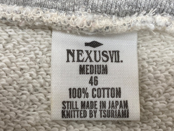 ネクサスセブン NEXUS7 SOZE PULLOVER HOODY スウェット パーカー フーディプルオーバー フロントポケット 日本製 GRAY 灰色 パーカ ロゴ グレー Mサイズ 104MT-1847