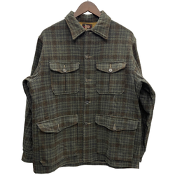 【曜日割引対象外】 ウールリッチ WOOLRICH 50's ウール チェックジャケット CPO Wool Jacket ジャケット グリーン 40サイズ 201MT-4278 VB