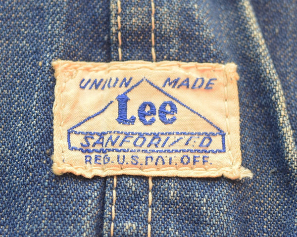 リー Lee 40s 91-SB DENIM OVERALL ハウスタグ 40's デニム