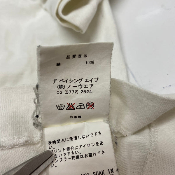 ア ベイシング エイプ A BATHING APE KAWS MILO TEE Tシャツ ホワイト Lサイズ 201MT-3968