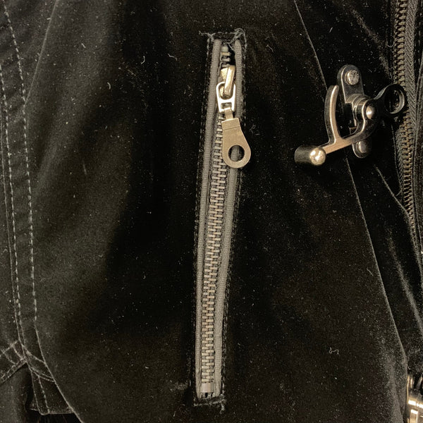 インジアティック in the attic お兄系 ファイヤーマンジャケット ファーコート 129-1019 ブラック Lサイズ 201MT-4645