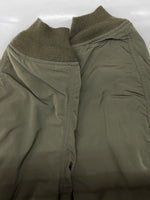 ザノースフェイス THE NORTH FACE INSULATION BOMBER JACEKT インサレーション ボンバー ジャケット ジップアップ MA-1 アウトドア アウター 緑 NY82132 ジャケット ロゴ カーキ Lサイズ 104MT-1782