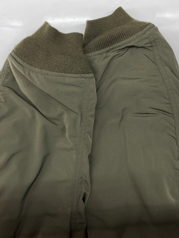 ザノースフェイス THE NORTH FACE INSULATION BOMBER JACEKT インサレーション ボンバー ジャケット ジップアップ MA-1 アウトドア アウター 緑 NY82132 ジャケット ロゴ カーキ Lサイズ 104MT-1782