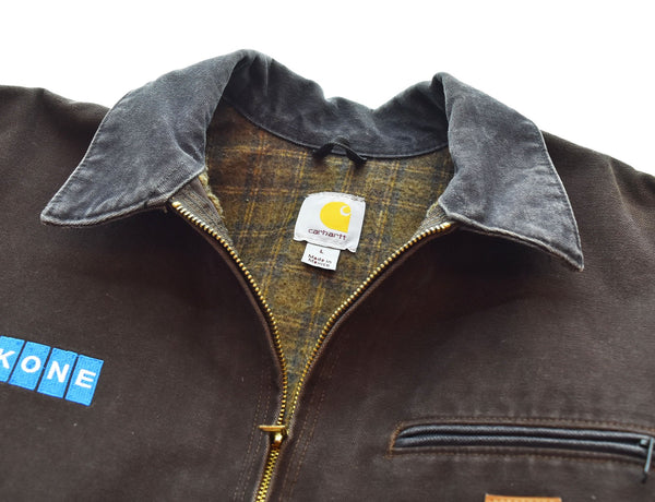カーハート Carhartt デトロイトジャケット ダック地 ダックジャケット 企業ロゴ J97 DKB ジャケット ブラウン 103MT-2044