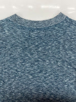 ストーンアイランド STONE ISLAND CNECNECK KNIT クルーネック ニット パッチ プルオーバー 薄手 セーター 青 6915544B2 セーター ロゴ ブルー Sサイズ 104MT-1874