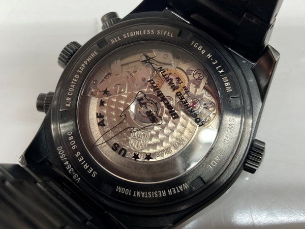 ルミノックス LUMINOX Blackbird ブラック バード 9080シリーズ クロノグラフ 10気圧防水 腕時計 ウォッチ 黒 SR-71 メンズ腕時計ブラック 104T-40