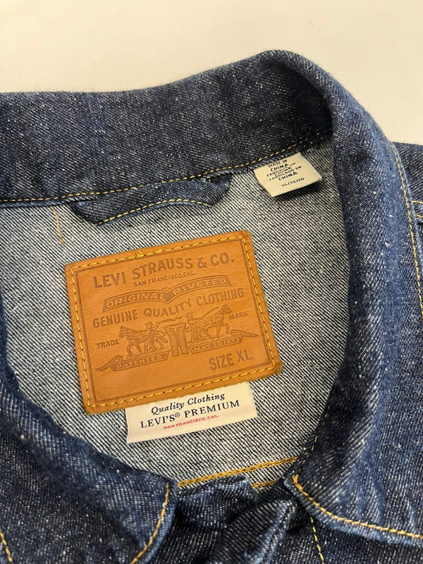 リーバイス Levi's LEVI'S TYPE 1 TRUCKER JACKET デニムジャケット 1st 復刻 濃紺 XL ジャケット ブルー 101MT-4889