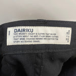 ダイリク DAIRIKU Flasher Pressed Pants 19AW B-3 ボトムスその他 ブラック 29サイズ 201MB-1013