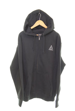 ハフ HUF Set F/Z Hooded Sweater フーデッド スウェット フルジップ パーカー PF00697 パーカ ブラック Lサイズ 103MT-2685