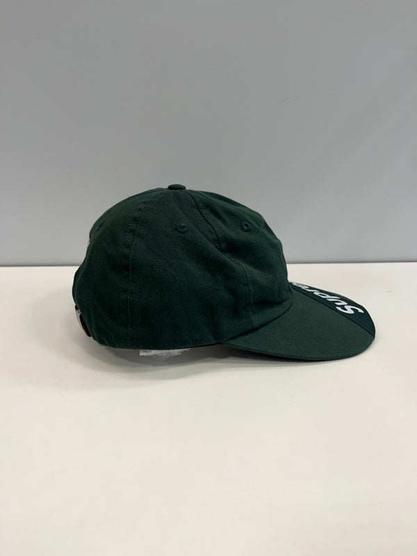シュプリーム SUPREME Visor Label 6-Panel Dark Green バイザー 6パネル ロゴラベル 帽子 メンズ帽子 キャップ グリーン 101hat-154