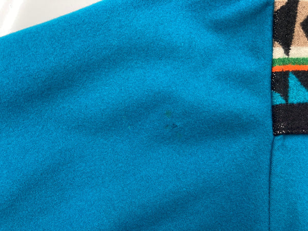 ペンドルトン PENDLETON 70s 70年代 HIGH GRADE WESTERN WEAR ウエスタン アウター ネイティブ TALON  ターコイズブルー 水色 ジャケット ブルー Lサイズ 104MT-1929