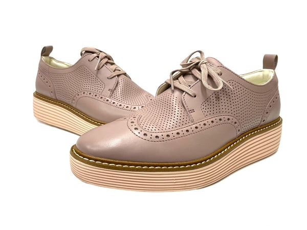 コール ハーン COLE HAAN オリジナルグランド プラットフォーム ウィングチップ オックスフォード W32013 レディース ローファー ピンク 8B 25 601sh-19