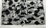 アベイシングエイプ A BATHING APE CAMO SNOWBOARD JACKET カモ スノーボード ジャケット マウンテンパーカー カモフラ サルカモ 灰色 ジャケット カモフラージュ・迷彩 グレー Mサイズ 104MT-764