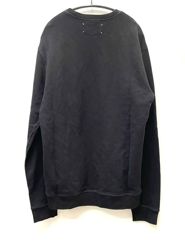 メゾン マルタン マルジェラ Maison Martin Margiela イーグル パッチ クルーネック スウェット シャツ S30GU0019 50 ブラック 601MT-40