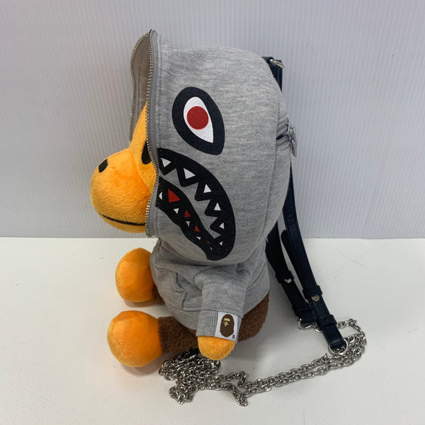 アベイシングエイプ A BATHING APE BAPE BABY MILO PLUSH DOLL バッグ バッグ用アクセサリー その他 グレー 201goods-597