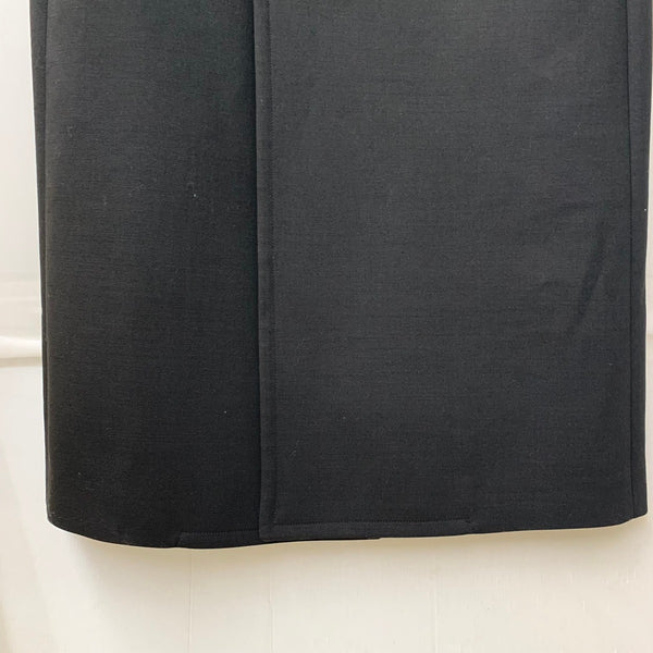 ハイク HYKE セミダブルチェスターコート コート ブラック 201LT-424