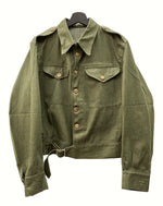 ミリタリー Military Item 50s BATTLE DRESS JACKET バトル ドレス ジャケット British Army イギリス軍 ヴィンテージ ミリタリー 緑  7 ジャケット 無地 カーキ 104MT-834