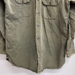 【曜日割引対象外】 ヴィンテージ vintage 40's 50's ヘラクレス HERCULES ワークシャツ 長袖シャツ カーキ 201MT-4760 VB